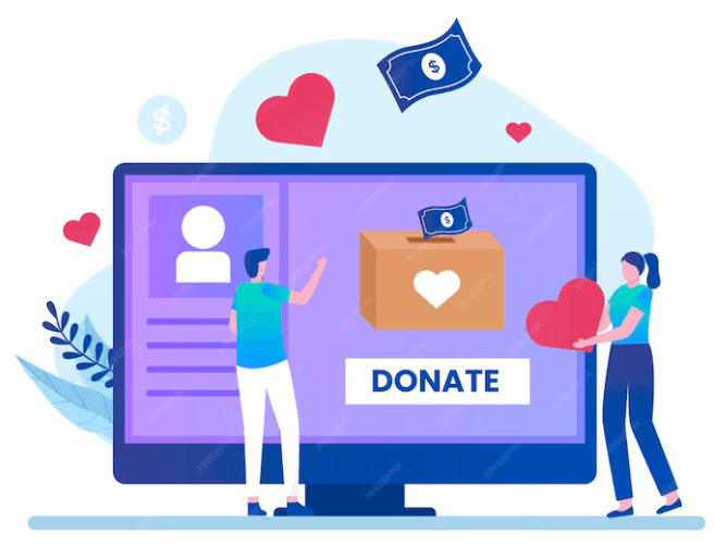 Donation impact illustration